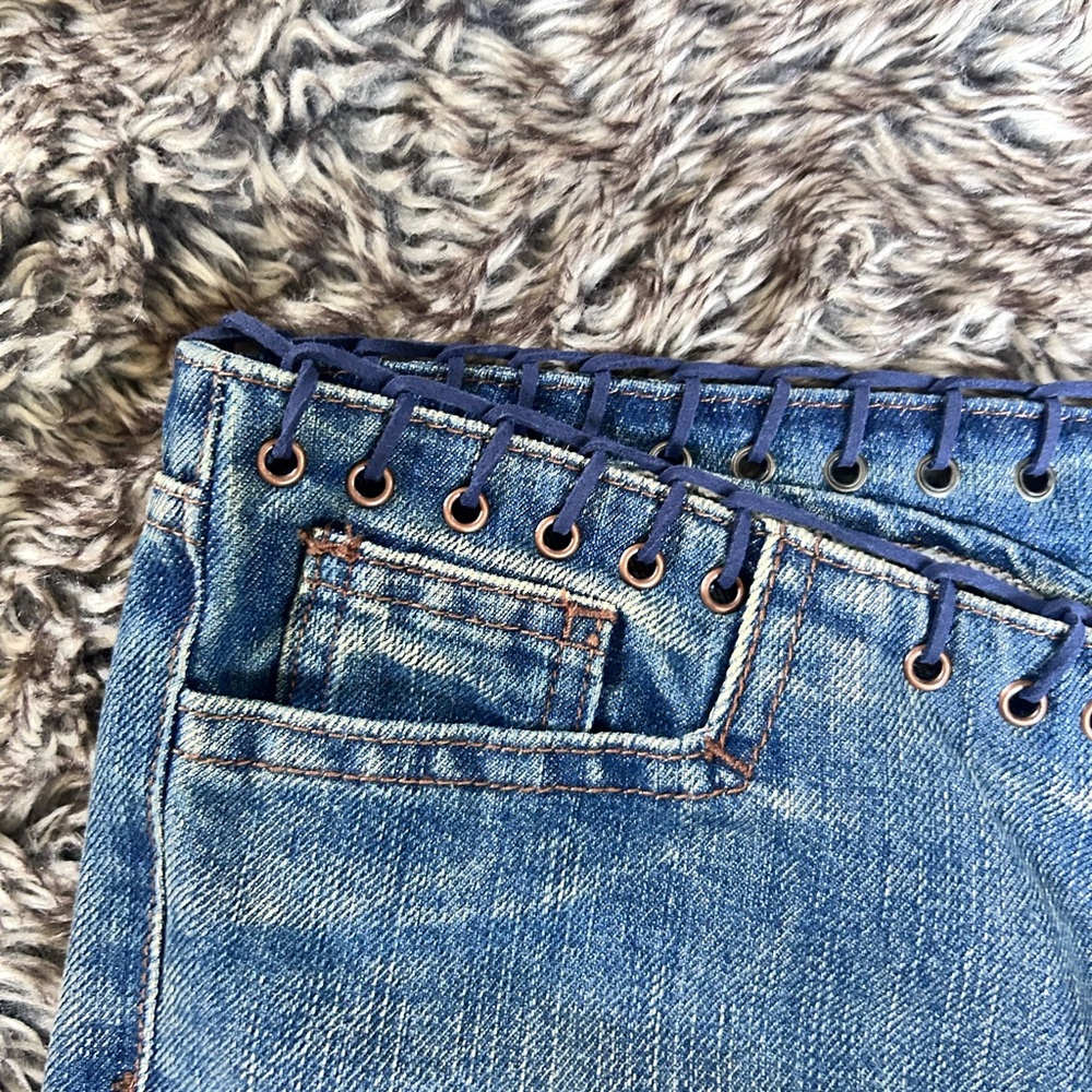 Jaded London Light Blue Straight Leg Jeans - Picture 5 of 9